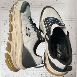 Skechers D'Lux Trekker Toughtwill 237641 Mens Gray Athletic Hiking Shoes Sz. 12